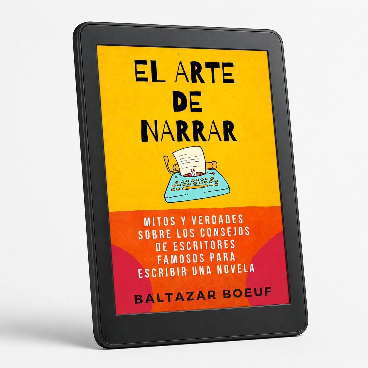 Mockup 3D del eBook El arte de narrar